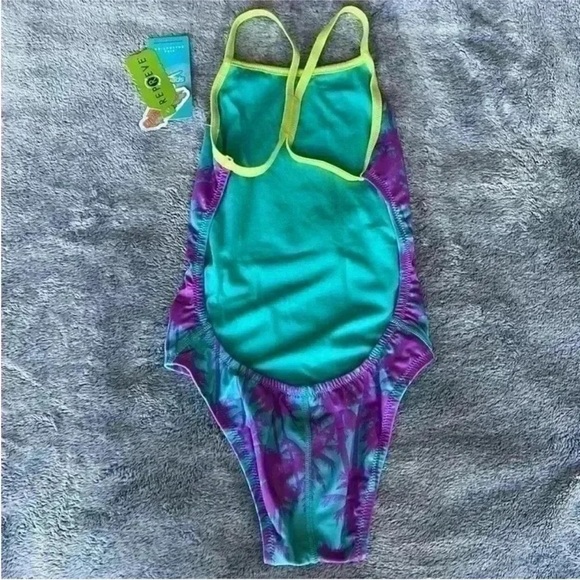 Speedo Printed The One 462 One-Piece Swimsuit in Mini Palms Size 24 NWT - Picture 4 of 7